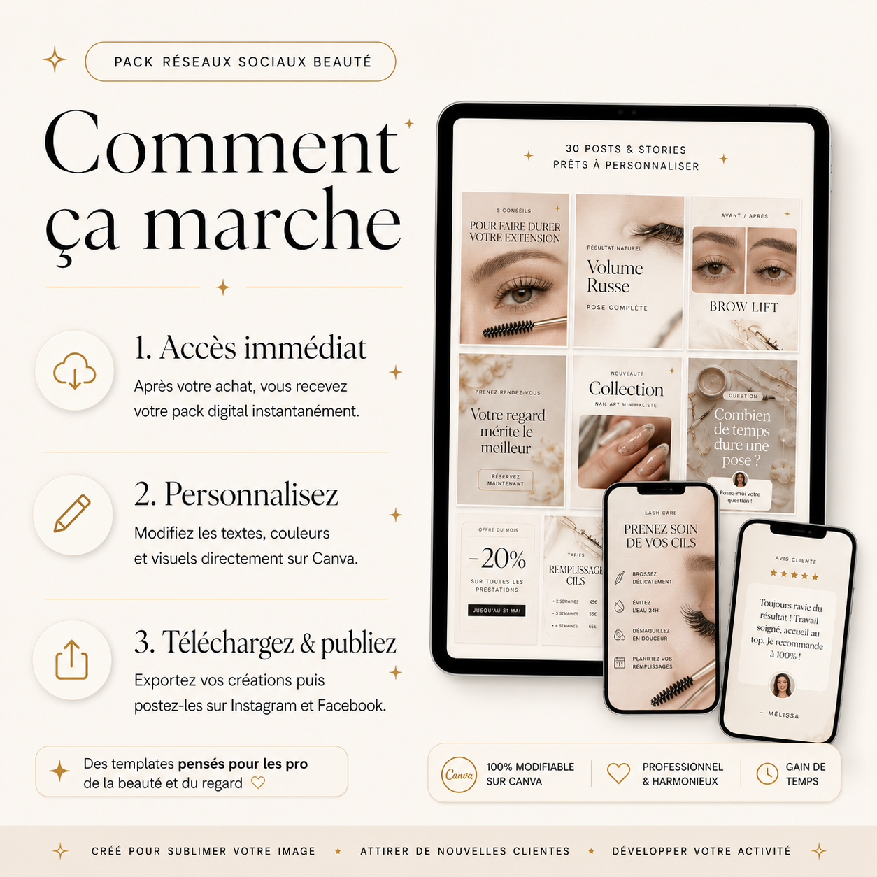 Pack Réseaux Sociaux Beauty Kit By LS