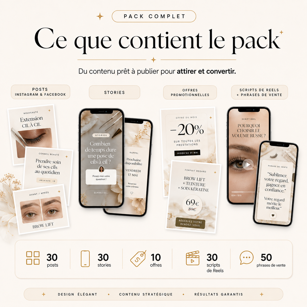 Pack Réseaux Sociaux Beauty Kit By LS